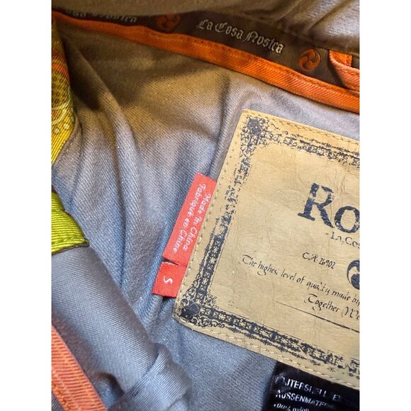 Y2K Burton Ronin Orange Baggy Cargo Tech Snowboard Pants S EUC - Picture 5 of 9